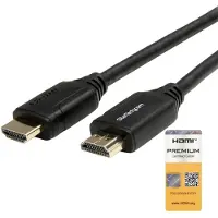 StarTech.com 1m 3 ft Premium High Speed HDMI Cable with Ethernet 19 pin HDMI Type A Uros 19 pin HDMI Type A Uros 1m