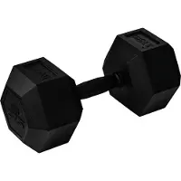 Master Fitness Nero Rubber Coated Hex