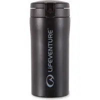 Lifeventure Flip Top 300ml Thermo Musta