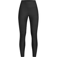 Röhnisch Women's Ribbed R High waist Tights Black Urheiluhousut S
