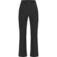 Röhnisch Women's Ribbed R Flare High waist Tight Black Urheiluhousut S