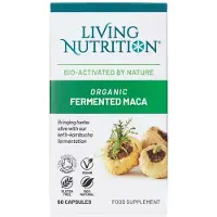 Living Nutrition Fermentoitu Maca 60 kaps. ravintolisä