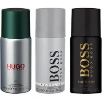 HUGO BOSS 3-pack Deo Spray Bottled + Hugo Man + The Scent 150ml