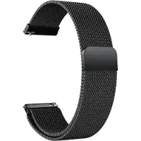 SKALO Milanese Loop to Garmin Venu Sq 2 - Musta