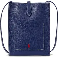 Ralph Lauren for woman. 427960562009 Polo Play navy leather crossbody bag (OSFA), Casual