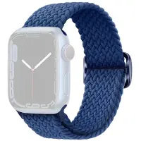 SKALO Punottu -ranneke Apple Watch Series 1-3 38mm - Sininen