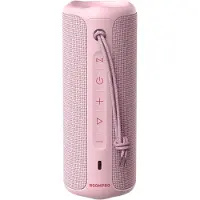 NÖRDIC Bluetooth-kaiutin 36 W kannettava kaiutin stereoäänipohjalla, Bluetooth 5.3 langaton IP7x vedenpitävä kaiutin vaaleanpunainen