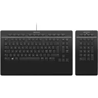 3DConnexion Keyboard Pro ja Numpad Pro - näppäimistö, musta