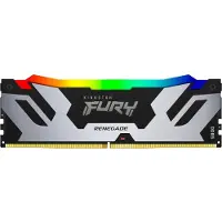 Kingston 24GB (1 x 24GB) FURY Renegade RGB, DDR5 7200MHz, CL38, 1.45V, musta/hopea