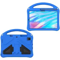SKALO Samsung Tab S6 Lite Lapsikuori kahvalla ja jalustalla - Sininen