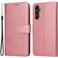 SKALO Samsung A15 5G PU-nahkainen Lompakkokotelo - Pinkki