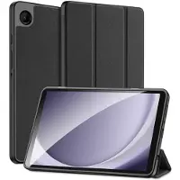 DUX Samsung Galaxy Tab A9 Domo Tri-Fold Smart Lompakkokotelo - Musta