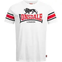 Lonsdale Paita 'Hempriggs' punainen / musta / valkoinen