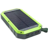 RealPower Powerbank PB-10000 Solar schwarz 10.000mAh (405379)