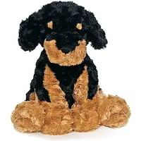 Teddykompaniet Dog, Brownblack - Black - 40 cm