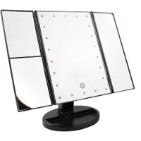 24hShop Valaistu meikkipeili - 24 valoa ja 4 eri peili