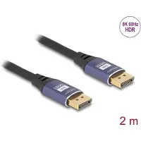 DeLOCK 80601, 2 m, DisplayPort, DisplayPort, Uros, Uros, 7680 x 4320 pikseliä