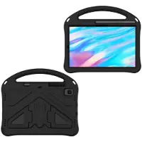 SKALO Samsung Tab S6 Lite Lapsikuori kahvalla ja jalustalla - Musta