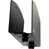 Ergotron Vertical Small CPU Holder, keskusyksikön seinäteline, musta