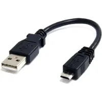 StarTech.com 6in USB A to Micro B USB Cable (UUSBHAUB6IN)