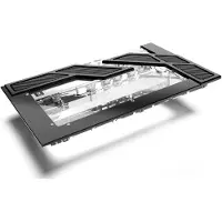 Alphacool Apex Distro Plate Y60 with D5 Apex pump, musta/läpinäkyvä