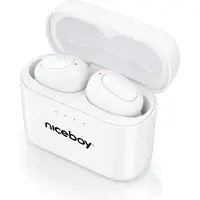 Niceboy HIVE Podsie 3 Polar White Langattomat In-ear-kuulokkeet