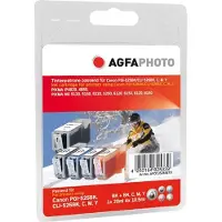 Agfa APCCLI526SETD -mustekasettipakkaus, musta, syaani, magenta, keltainen, 5 kpl