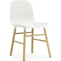 Normann Copenhagen Form tuoli, valkoinen - tammi