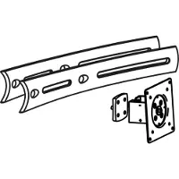 Ergotron Bow Upgrade Kit incl.two short extender and one middle pivot black for Serie DS100