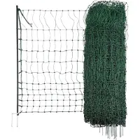 Kerbl -siipikarjanverkko kaksinkertainen kärki ilman sähköä 25 m x 106 cm lintu