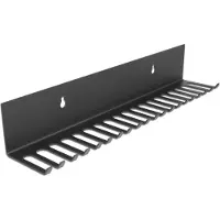 DeLOCK – Cable holder 318 x 65 mm for wall mounting black (66729)