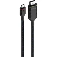 Unisynk USB-C - HDMI -kaapeli 4K, 3 m, musta