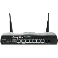 Draytek Vigor2927ac, Wi-Fi 5 (802.11ac), Kaksitaajuus (2,4 GHz/5 GHz), Ethernet LAN, Musta, Pöytäreititin (V2927VAC-DE-AT-CH)