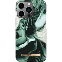 IDEAL OF SWEDEN iPhone 13 Pro suojakuori, golden Olive marble
