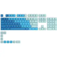 Glorious PC Gaming Race GPBT Keycaps - 114 PBT Caps ANSI US Layout - Caribbean Ocean