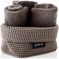 Blomus Tela tekstiilikori M 10 x 15 cm Taupe