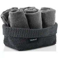 Blomus Tela tekstiilikori L 12 x 20 cm Anthracite