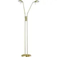 FISCHER&HONSEL GMBH Led lattiavalaisin Pool, himmennettävä, Messinki/kulta, Olohuone/ruokailutila, Metalli, Moderni