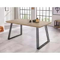 Loft 24 Pöytä Kalle, ruskea/musta