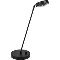 MEGATRON Led pöytävalaisin Ottica, himmennettävä, Musta, Työhuone/toimisto, Metalli, Moderni