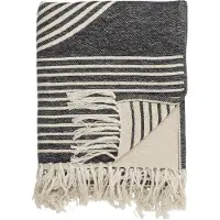 Bloomingville Anek Throw - Black - 150X130CM