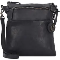 Harbour 2nd Anchor Love Zora Crossbody-laukku Nahka 26 cm Musta