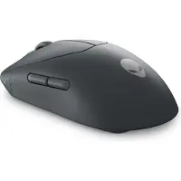 Dell Alienware Pro langaton pelihiiri - Hiiri - optinen - 6 painiketta - langaton, kaapeli - USB, 2,4 GHz - Kuun pimeä puoli