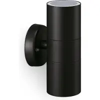 Philips Kylis ulkoseinävalaisin 25W GU10 (ei sisällä lamppua), Seinävalaistus ulkotiloihin, Musta, Metalli, IP44, Patio, Puutarha, I