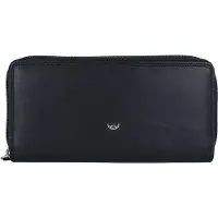 Golden Head Polo Lompakko RFID-suoja Nahka 19 cm Musta