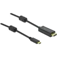 DeLOCK – Active USB Type-C to HDMI Cable (DP Alt Mode) 4K 60 Hz 1 m (85969)