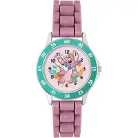 Disney - Disney: Lilo and Stitch Pink Angel Time Teacher Watch - Katsella