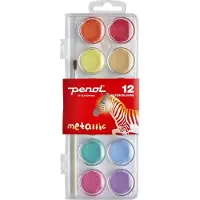 Penol vesivärit Metallic 12 väriä