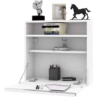 Skye Decor Jyri 64 cm valkoinen työpöytä