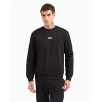 EA7 for man. 8NPM34_PJVTZ Long sleeve sweatshirt black (L), Casual, Sport, Cotton, Multisport